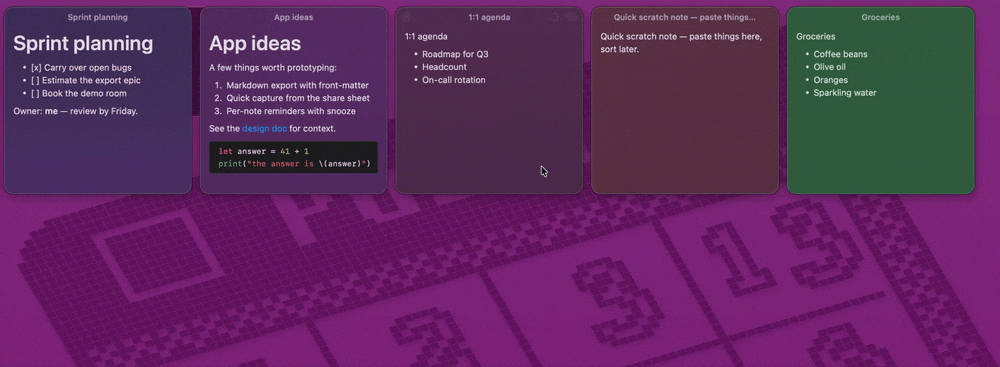 Tile layout animation
